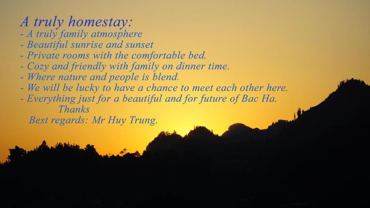 Huy Trung Homestay Бак-Ха Екстер'єр фото